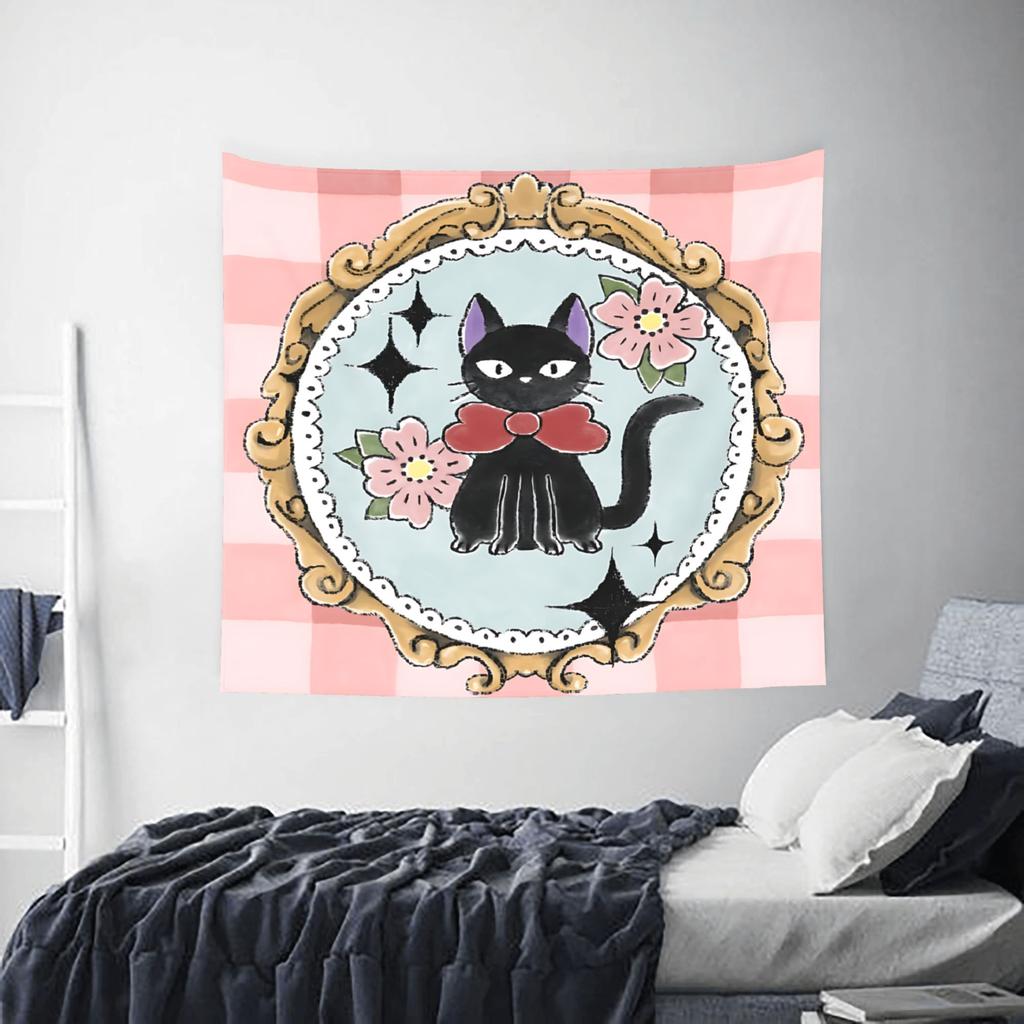 Anime Kiki’s Delivery Service cutecore Tapestry Bedroom Decoration Wall Hanging Blanket Tapestry Cool Stuff For Room