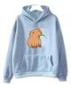 Funny Capybara Print Mikina Dámské/Pánské Kawaii Kreslené topy Mikina pro dívky Unisex Fashion Harajuku Grafické Pulovry s kapucí