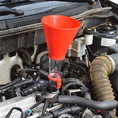Embudo de vástago largo para coche, herramientas de llenado de combustible y aceite de gasolina, embudo de aceite de plástico antisalpicaduras, herramientas de repostaje de motocicleta, accesorios para automóviles
