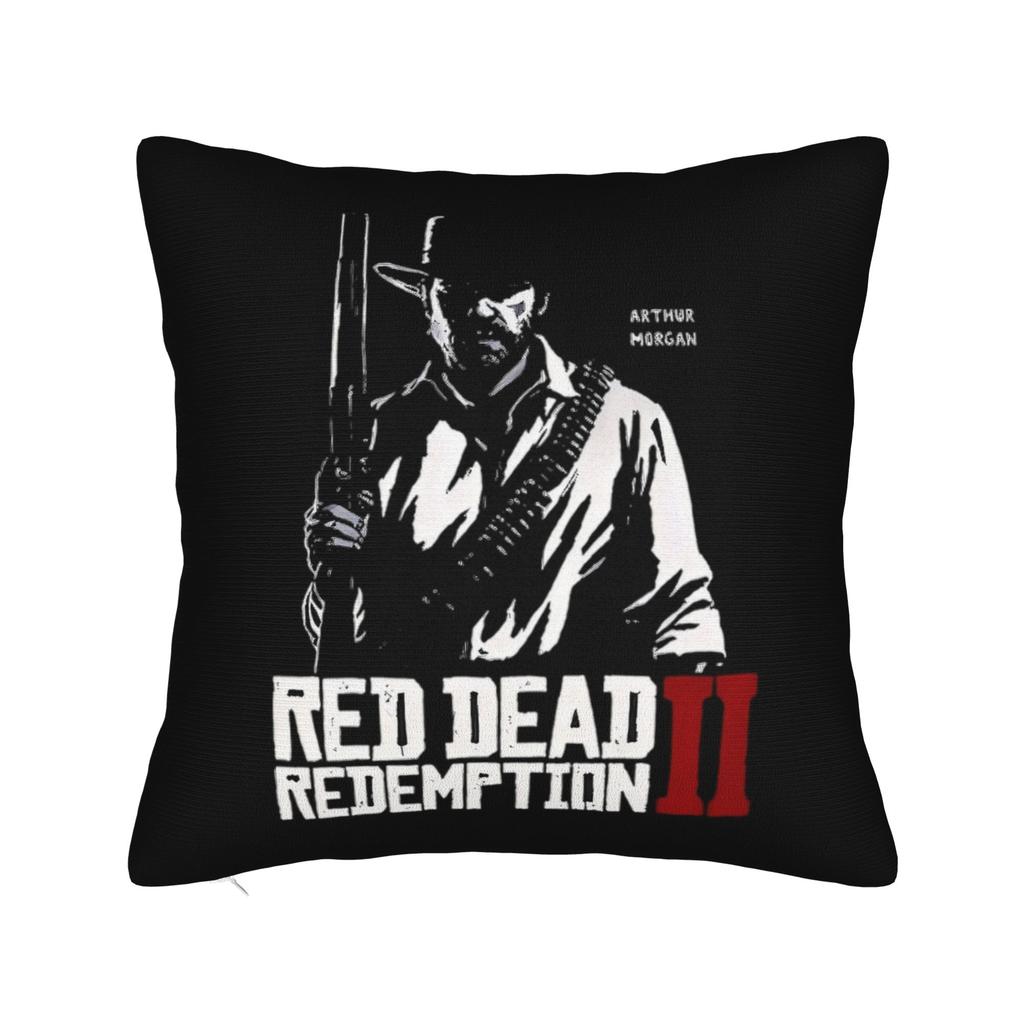Pillow Cover Arthur Morgan red dead redemption  Kawaii Pillow Case For Sofa Home Decor Pillowcases
