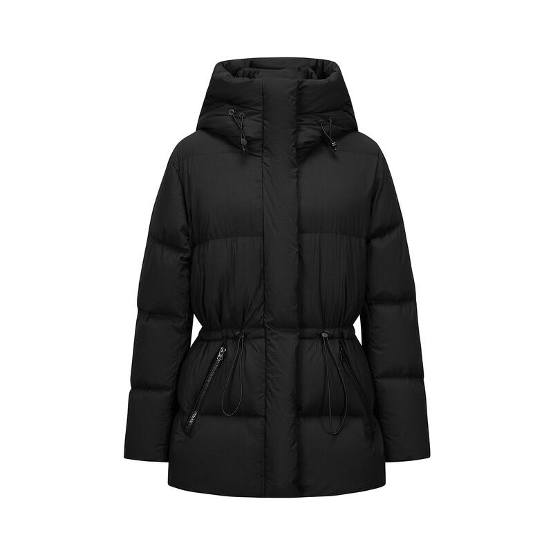 Anna Karen Women's Casual X-Shape Hooded Duck Down Jacket