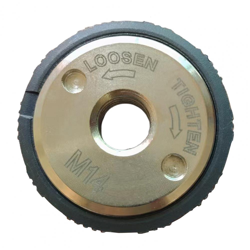 Angle Grinder Flange Nut M14 Threaded Flange Locking Nut Angle Grinding Tool Flange Nut M14 Quick Release Locking Parts