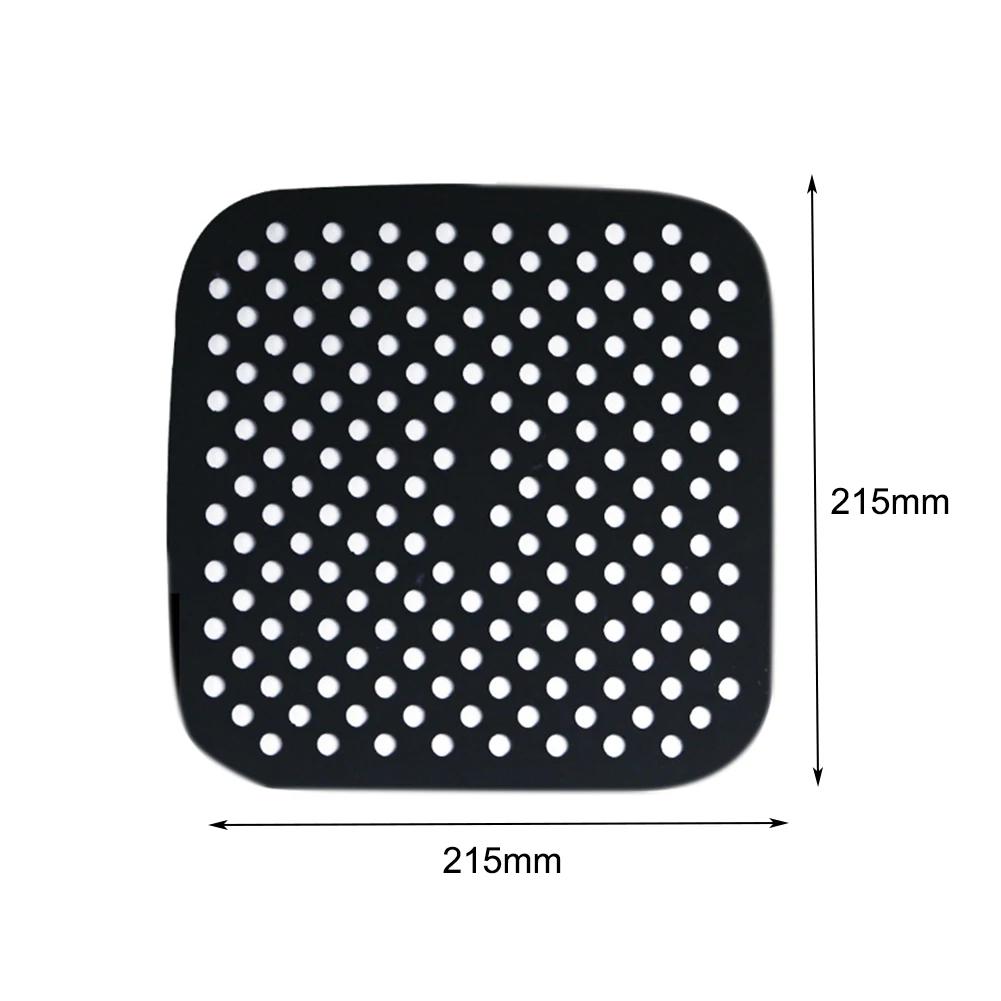 Air Fryer without oil Liners  Reusable Silicone Non-Stick Air Fryer Mat Steamer Pad Parchment Paper Easy to Clean Round/Square
