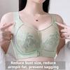 Anti-sagging Thin Breathable Underwear Adjustable Breast Control Push-up Large Size Bra