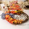 Fall Season Artificial Wreath Decors Decorative Wreath Hangings For Autumn Celebration Welcoming Touch Flower Rings