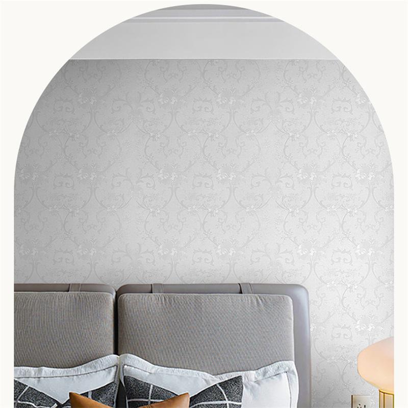 Solid Color Self-adhesive Simple Vintage Retro Printed Bedroom Living Room Decoration Waterproof Background Wall Paper
