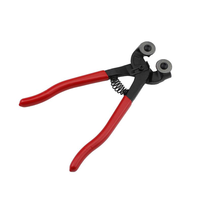 Кусачки для плитки 7,87 , Прочные колесные кусачки для стеклянной мозаики, Кусачки для стекла с мягкой резиновой ручкой для витража