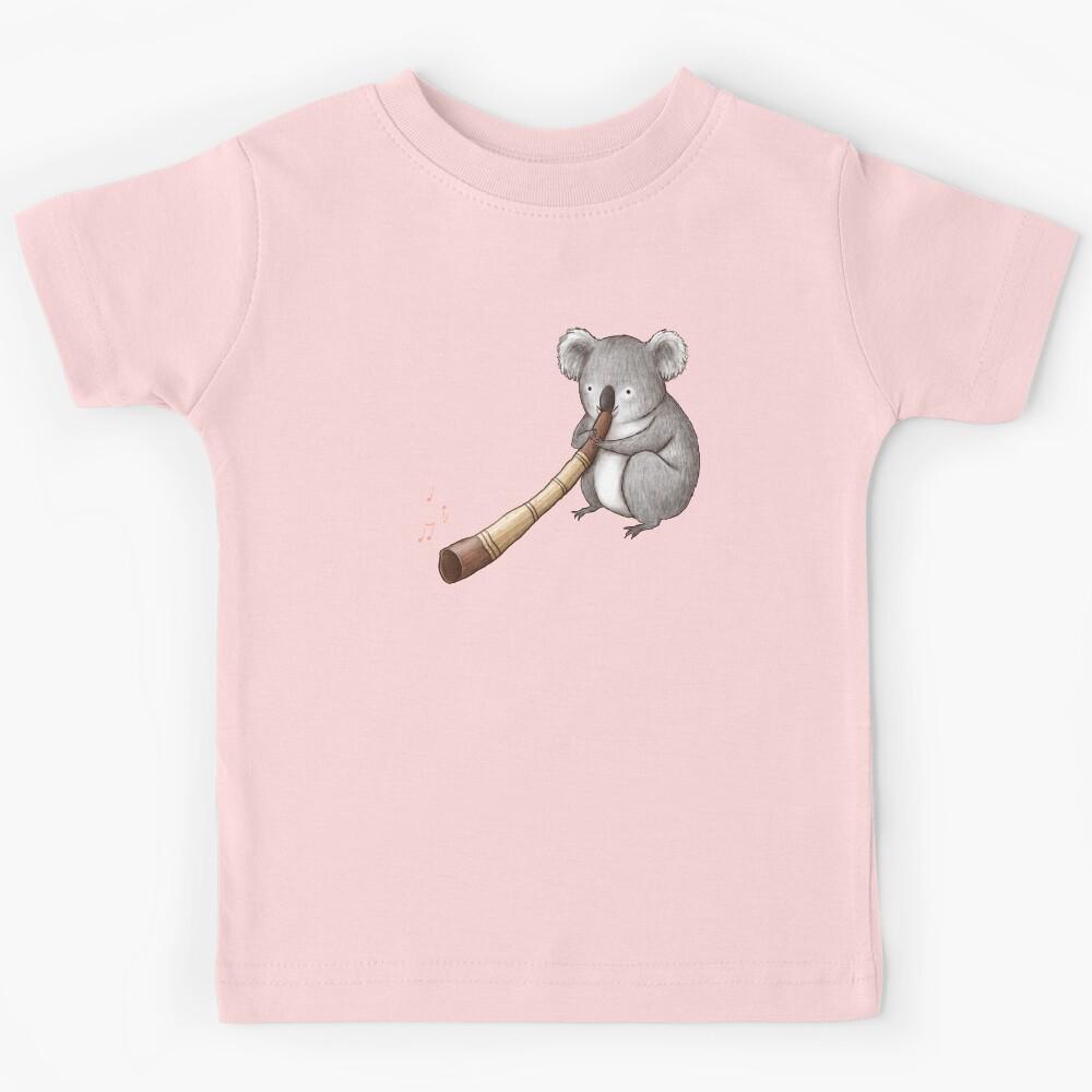 Koala Playing the Didgeridoo Kids T-Shirt 150