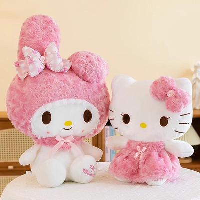 Princess Kitty Cat Plush Dress-Up Doll - Rose Melody Birthday Gift for Kids