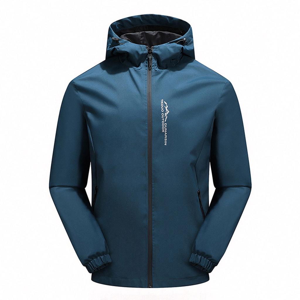 Mens Windbreak Quick Drying Coat Long Sleeve Hooded Sweatshirt Tops Blouse Mountaineering Jacket