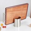 Pot Lid Organizer for Kitchen Counter Stainless Steel Pot Lid Rack Vertical Kitchen Utensil Holder Space-saving for Spatulas