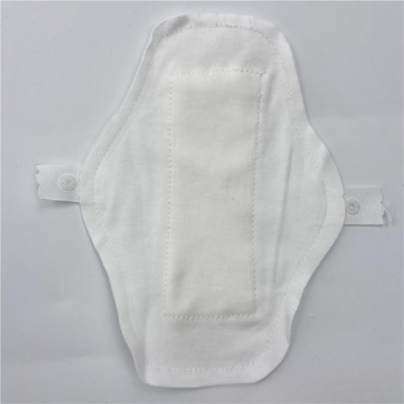 

Тонкие многоразовые хлопковые прокладки Менструальная ткань Гигиенические мягкие прокладки Салфетка Стираемые Водонепроницаемые Ежедневные прокладки Прокладки для женской гигиены 1pc слоновая кость