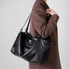 Womens Genuine Leather Tote Bag 2026 Large Capacity Shoulder Soft Structured Crossbody With Zip