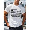 Fun Portuguese Style Men's Short Sleeve T-Shirt Summer Top, Comfortable And Fashionable