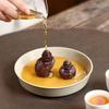 Zisha Tea Pet: Miniature Maitreya Buddha handcrafted by Liu Fengjun; a delightful, portable Zhong Kui piece for tea lovers.