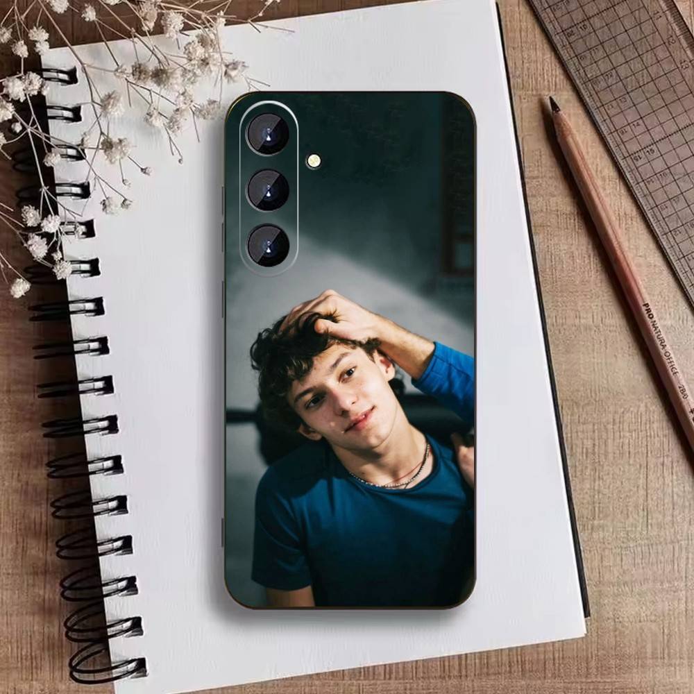 G-Kimi Cool A-Antonelli Phone Case For Samsung Galaxy A73,21,22,32,71,53,52,51,80,5G Soft Black Cover