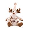 Christmas Figurines Set with Snowman and Sitting Dolls for Home Shelf Holiday Decorations