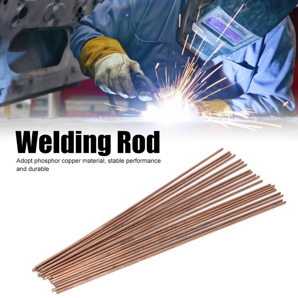 20pcs Copper Alloy Brazing Round Rod 2.5mm Diameter Phosphor Bronze Rod  Copper Tube Repair
