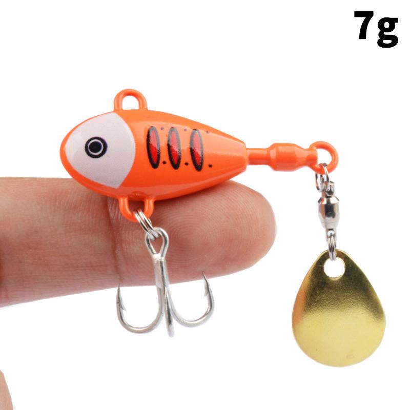 Durable 3D Printed Zinc Alloy Fishing Lures With 360 Degree Rotating Glitter Perfect For Freshwater Saltwater Fishing