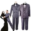 Movie Wednesday Gomez Addams Cosplay Costumes Suit Anime Role Play Family Proms Uniform Outfits Halloween Carnival Suit For Man