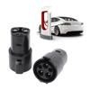 Electric Vehicle Charging Adapter Conversion Guns Socket 80Amp AC250V Fit for S X 3 SAE J1772 Charger Connector