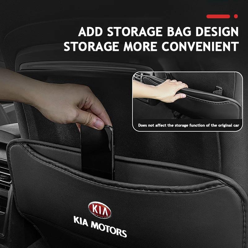 Tappetino Anti-Sporco per Auto Coprisedili Auto Protezioni Posteriori Per KIA EV6 Sorento Niro Stinger Ceed Carnival K5 K9 Soul Cadenza Sportag