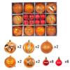 Christmas Tree Pendants Decorative Hanging Christmas Baubles Balls Ornaments Set