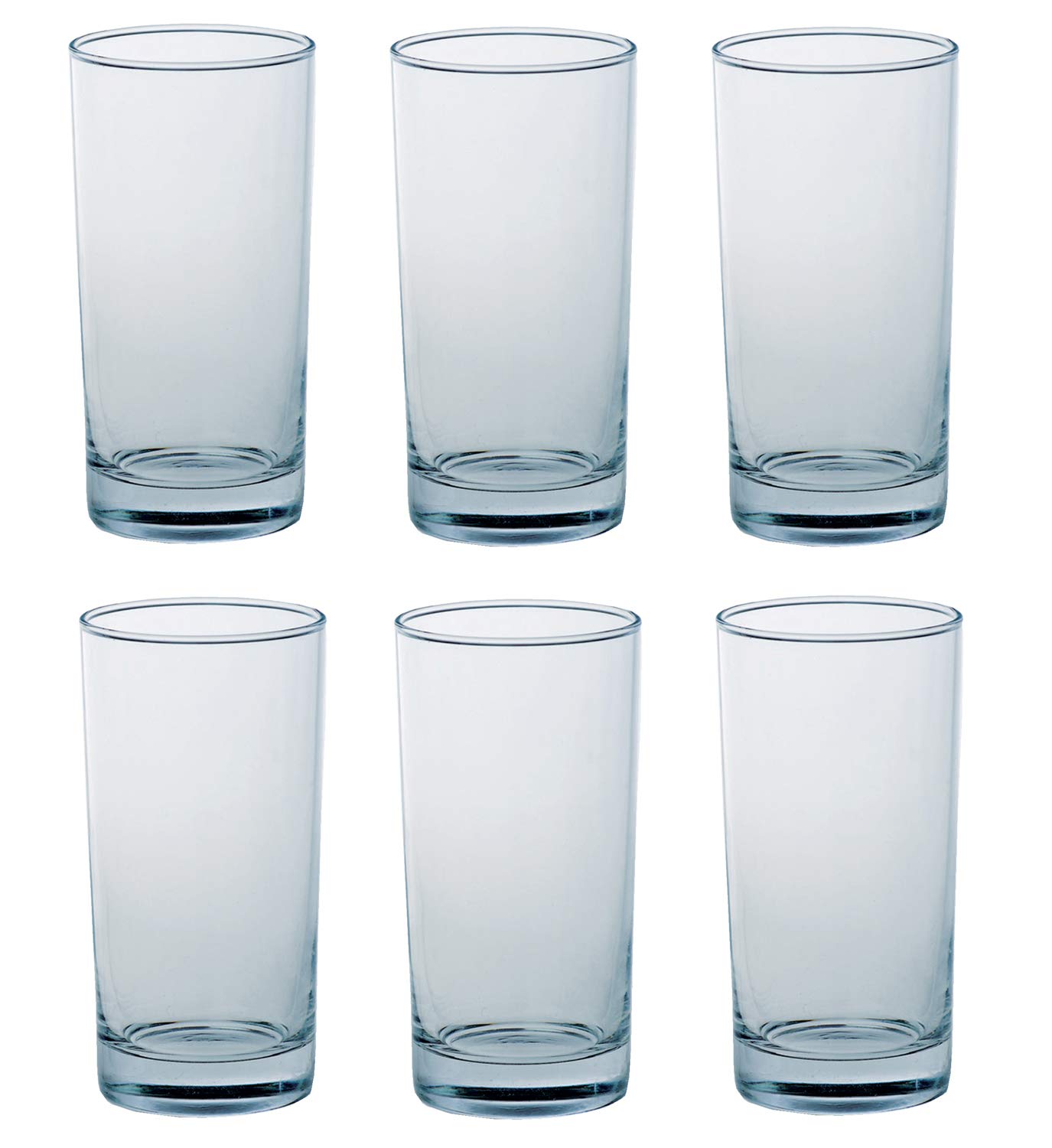 

Suntory Marketing Tumbler, Clear, 365ml, T-shaped, 12oz (Made in Japan), 100-15, Pack of 6