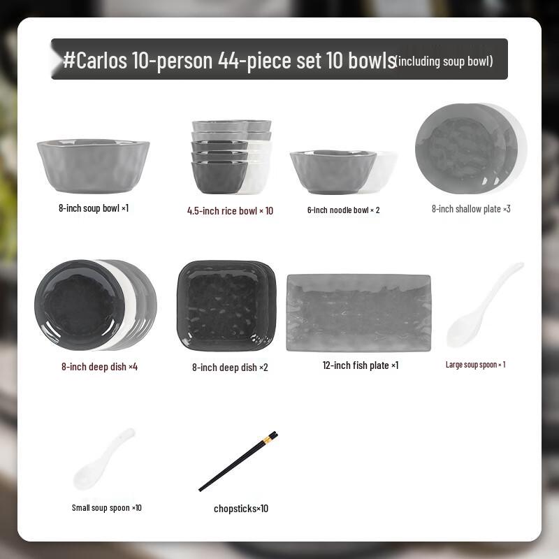 Kangmo Carlos Premium Ceramic Dinnerware Set