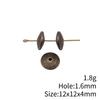 Small Hole Alloy Spacer Beads Multi Pattern Antique Metal Loose Beads For DIY Jewelry Bracelet Making For