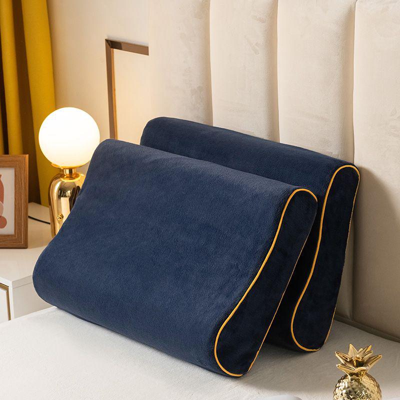 Milk Velvet Latex Pillowcase 40x60CM with Coral Fleece Memory Inner Fits 30x50CM Pillow 30x50cm Latex Pillowcase One Piece 1200₽