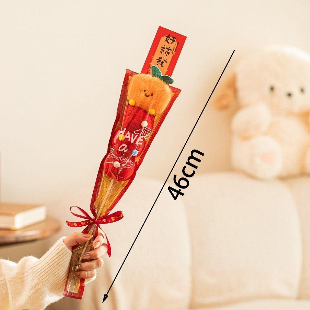 Red New Year's Candied Hawthorn Decorations Candied Hawthorn Decoration Candied Hawthorn Ornament Cartoon Home Decor