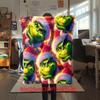 Christmas Gift Comedy Movie How the Grinch Stole Christmas blanket home warming, four season bed decoration sofa cover flannel throwing blanket K20