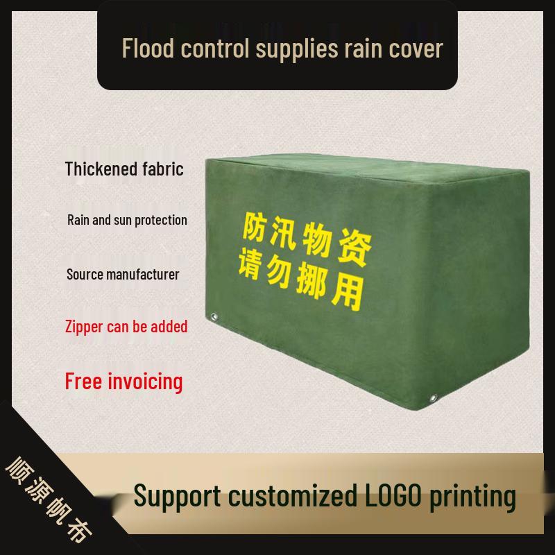 Thickened Flood Control Sandbag Cover: Rainproof, Sunproof, Dustproof, Wear-Resistant. Thickened Silicone Coating Custom