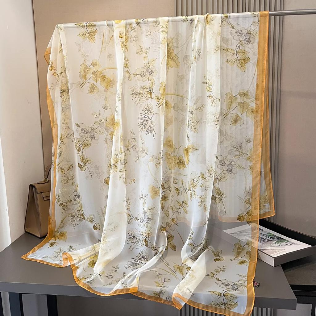 Damski szal wysokiej klasy, nowy, duży, modny, wszechstronny i stylowy szal wiosenno-letni, szal-krem przeciwsłoneczny dla mamy