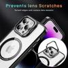 For iPhone 13 Pro 6.1 inch Cell Phone Case Camera Kickstand Anti-scratch Cover Compatible with MagSafe