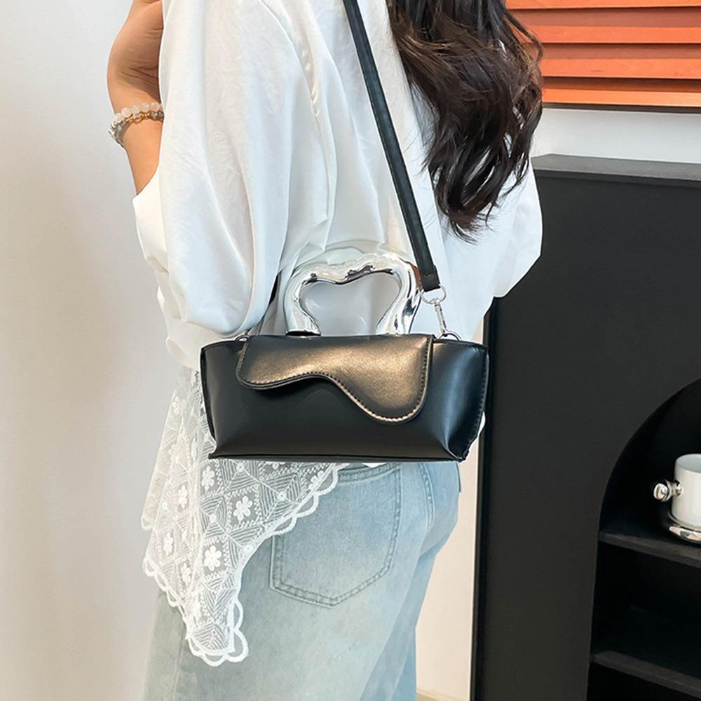 Elegant PU Leather Shoulder  Bag Waterproof Women's Handbag Square Crossbody Bag  Outdoor