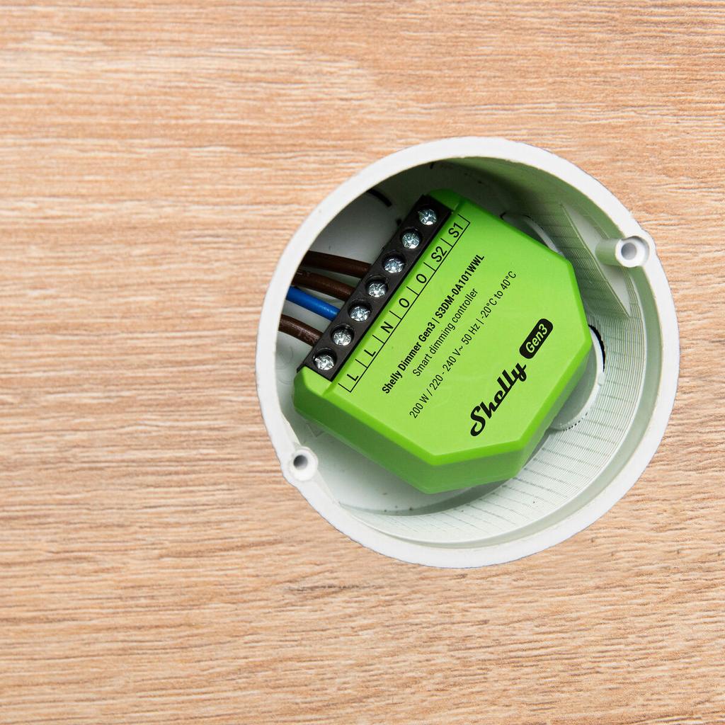 Wi-Fi switch module Shelly Gen 3 220-240 V