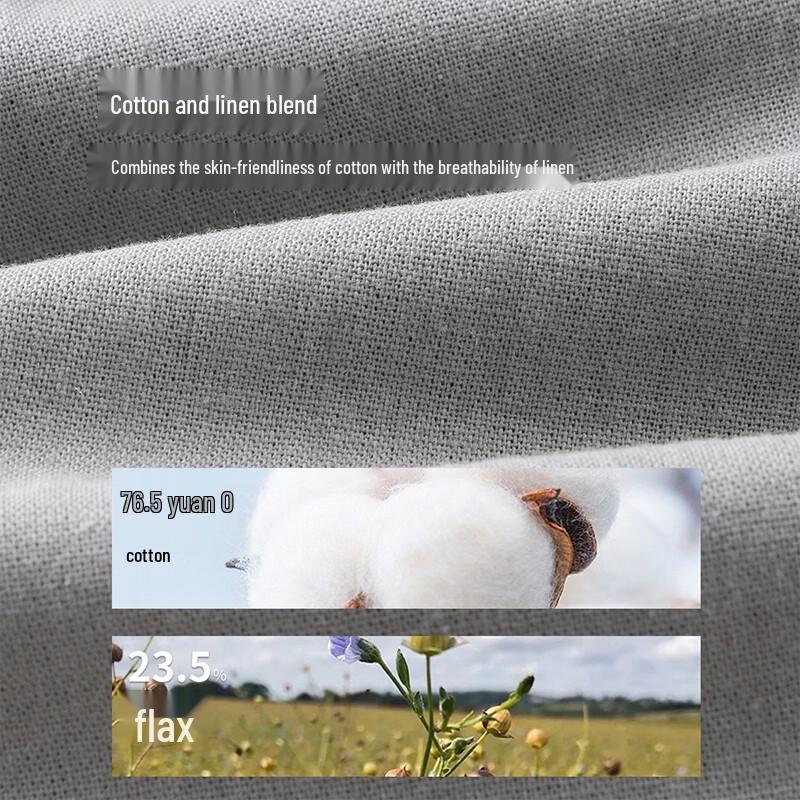 SHANSHAN Men's Spring Summer Business Casual Straight-Leg Pants