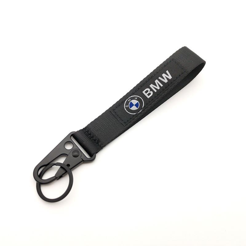 ZDNE2 BMW Emblem Nylon Lanyard Printing Style Long short Keychain For BMW M Performance E90 E60 E46 1 2 3 4 5 7 Series Accessories