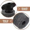 Cymbal Bracket Kit: Includes Plastic Bracket, Drum Cymbal, Felt Pad, Fixing Screws.