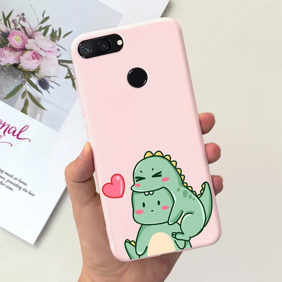 Für Xiaomi Mi 8 Lite Hülle 6,26" Mode Landschaft Mädchen Bumper Weiche Silikon Handyhülle Für Xiomi Mi 8 Lite Funda Mi8Lite Tasche