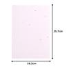 Kawasumi Washi OA Washi Flower B5 50 Sheets Calendar, Pink, Size,