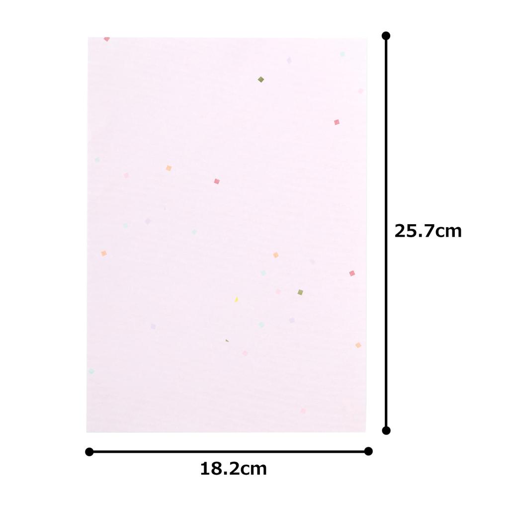 Kawasumi Washi OA Washi Flower B5 50 Sheets Calendar, Pink, Size,