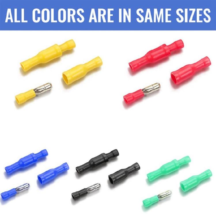 Easy to Use 200pcs Wire Terminals Assortment Includes Male & Female Connectors Assorted Connector Set Simple Installation