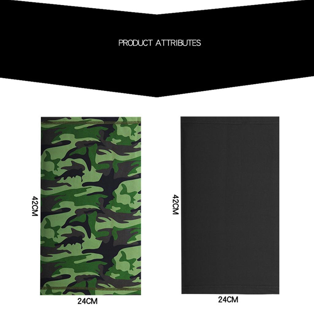 Oddychający Hidżab Ochronny przed UV z Jedwabiu Lodowego, Chusta na Szyję Rowerową, Sportowa Maska na Twarz/Nakrycie Głowy Lycra do Wędkowania na Świeżym Powietrzu