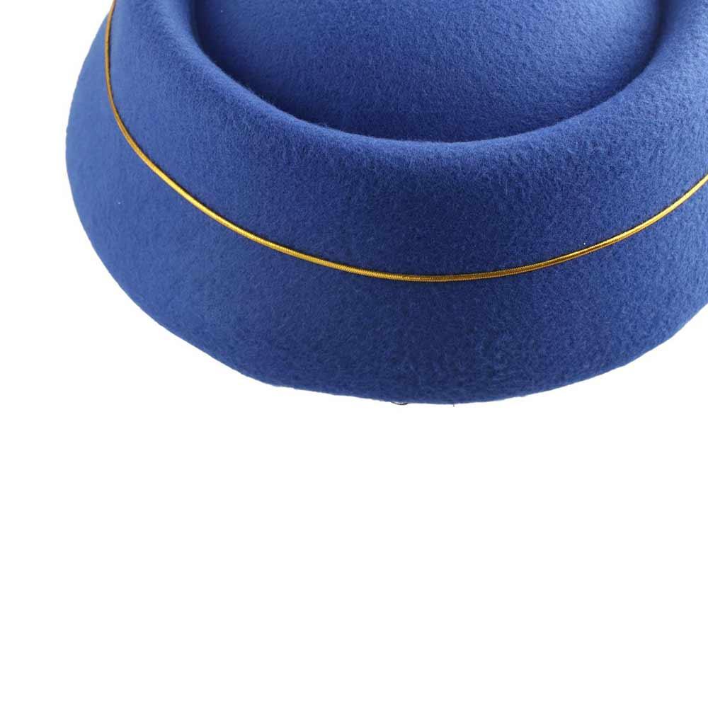 Cap Band Performance Felt Beanie Hats Air Hostesses Hats Stewardess Berets Hat Airline Uniform Caps