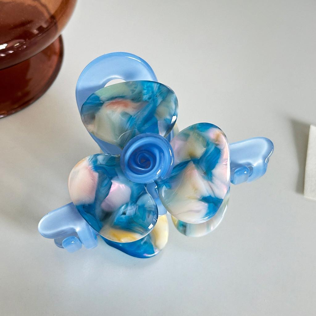 Premium Acetate Flower Hair Accessories For Trendy Half-up Styles In Multiple Vibrant Shades