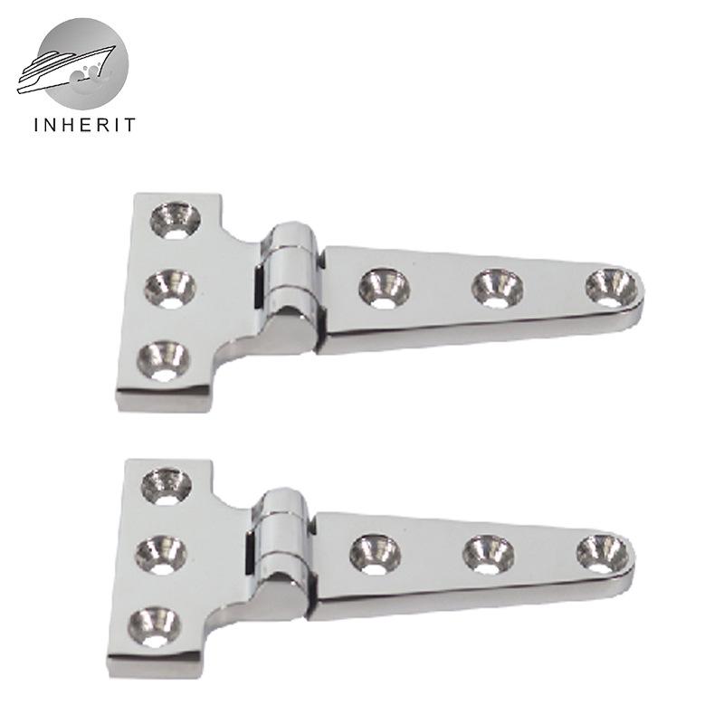 316 Stainless Steel T-Shaped Cabinet Glass Door Hinge (152x75x4.5/100x54x4.8)