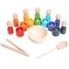 Montessori Color Sorting Cups: Cognitive Training Toys for Children Aged 1-2